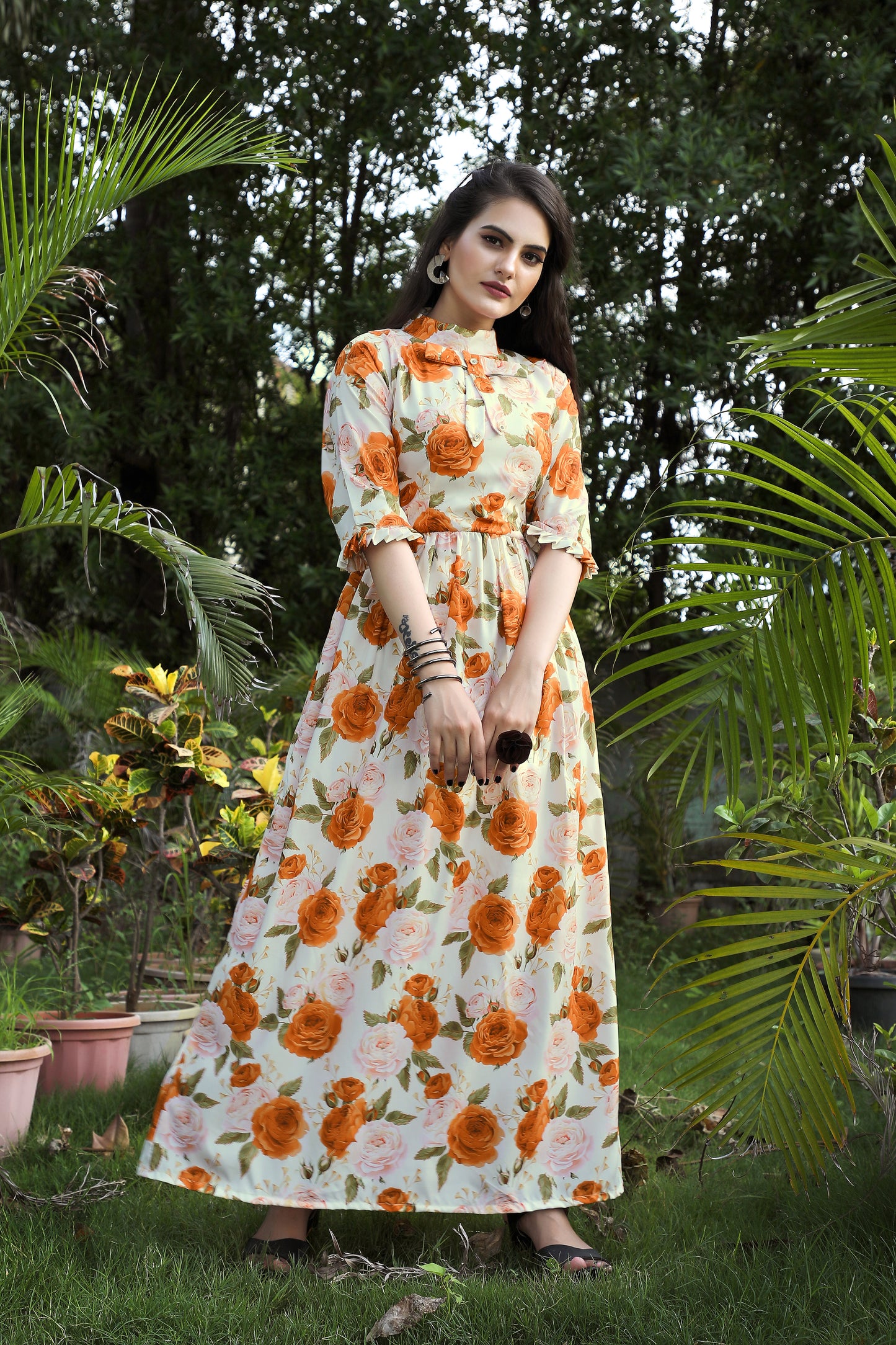 Trendy Party Wear Maxi Dress