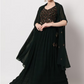 Sequined Semi-Stitched Crush Pattern Lehenga & Unstitched Blouse With Dupatta