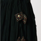 Sequined Semi-Stitched Crush Pattern Lehenga & Unstitched Blouse With Dupatta