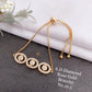 Women Rose Gold & White Crystals Rose Gold-Plated Charm Bracelet