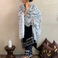 Chikankari Cotton Kurta With Self Hand Embroidery Work And Printed Dupatta Set
