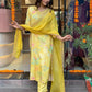 Viscose Muslin Embroidery Work Kurta Set With Dupatta