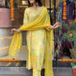 Viscose Muslin Embroidery Work Kurta Set With Dupatta