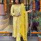 Viscose Muslin Embroidery Work Kurta Set With Dupatta