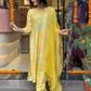 Viscose Muslin Embroidery Work Kurta Set With Dupatta