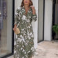 Elegant in Green: A Timeless Floral Statement