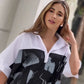 Modern Edge: Monochrome Abstract Elegance