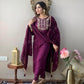 Rayon Slub Sequence Embroidery Kurta Set With Dupatta Set