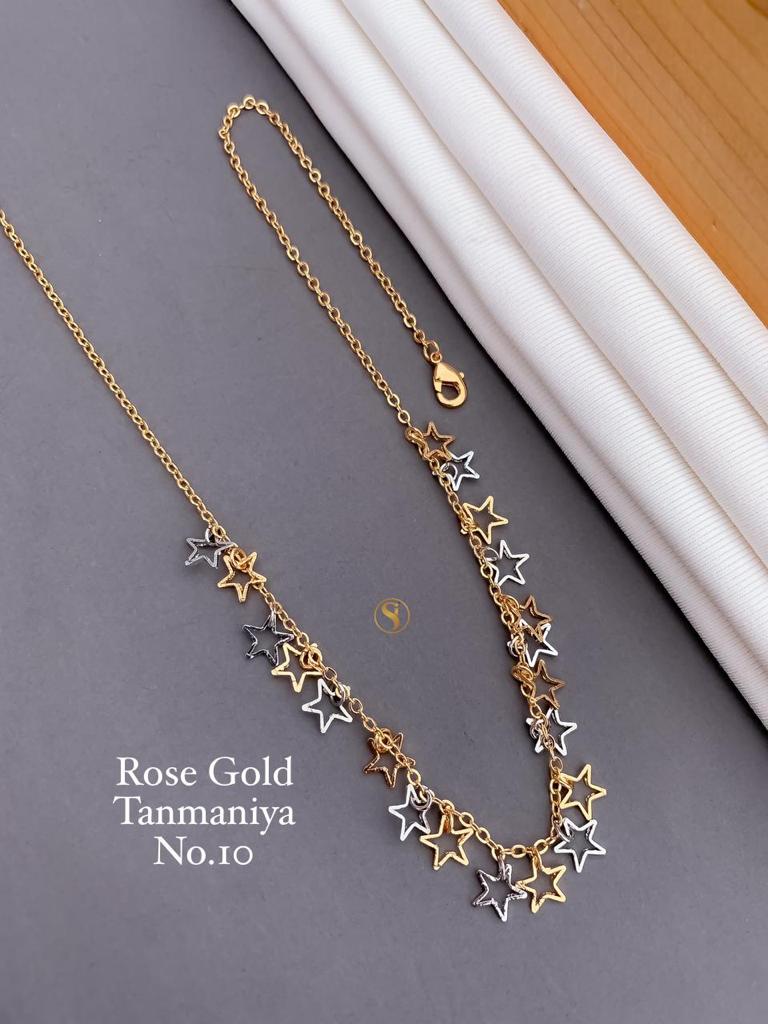 Rose Gold and Silver Plated Stylish Tanmaniya Design For Women