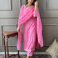 Beautiful kurta with heavy embroidery work with dupatta