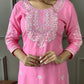 Beautiful kurta with heavy embroidery work with dupatta