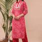 Cotton Afghan Style Kurta Pant Set