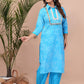 Cotton Afghan Style Kurta Pant Set