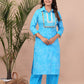 Cotton Afghan Style Kurta Pant Set