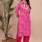 Cotton Afghan Style Kurta Pant Set