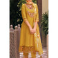 Viscose Rayon Embroidered Kurta With Printed Dupatta Set