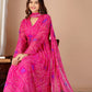 Latest traditional bandhani Print & very soft Dress
