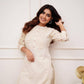 Cotton Embroidered  Kurta Set