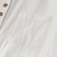 Cotton Solid Long Sleeve Shirt Women