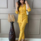 Beautifully Rayon Cord Set In Belt Style
