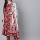 Pure Cotton Fabric Printed Kurta Set With Dupatta