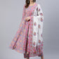 Pure Cotton Fabric Printed Kurta Set With Dupatta