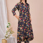 Muslin Fabric Long Up And Down Kurti