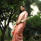 CantaLoupe Beautiful Softy Silk Saree With Zari woven Border