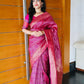 Soft Lichi Silk Saree  Rich Pallu & Jacquard Work