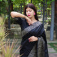 Black Banglori Silk Saree With Rich Weaving Pallu