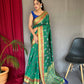 Green Pure Kachii Patola Silk Saree With Rich Pallu