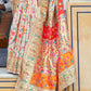 Cream Banarasi Soft Silk Saree With Zari Border