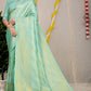 Blue Bridal Kanchipuram Silk Sarees In Pure Gold Zari
