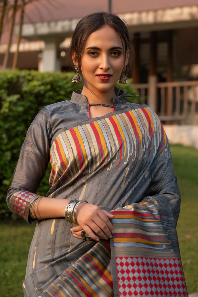 Beautiful Pure Silk Weaving Saree