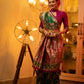 Green Soft Banarasi Silk Saree