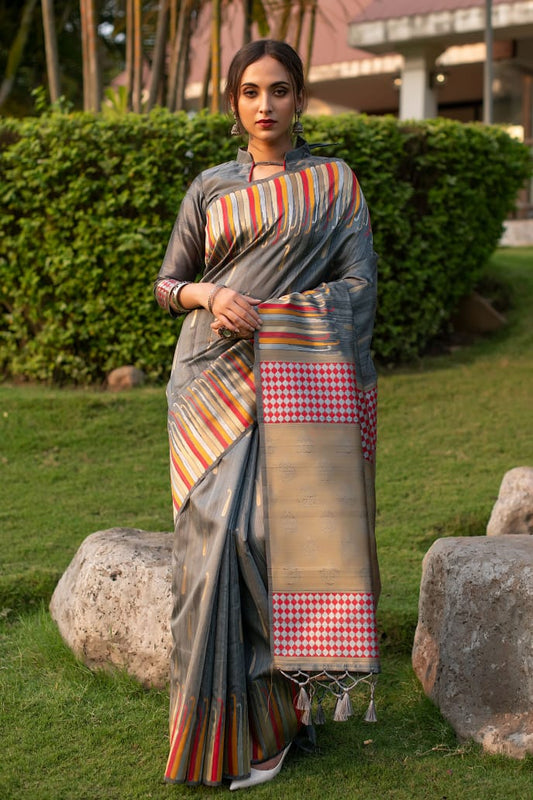 Beautiful Pure Silk Weaving Saree