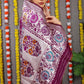 Beautiful Maroon Saree With Silk With Weaving Silver Zari