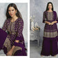 Gorgeous Blue Georgette Top With Sarara Plazzo Full Set