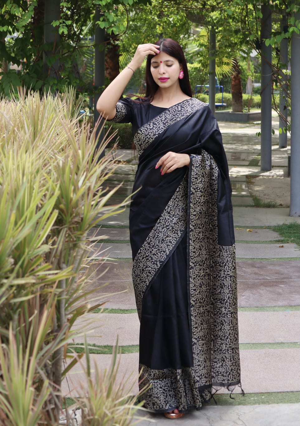 Black Banglori Silk Saree With Rich Weaving Pallu