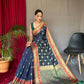 Blue Pure Kachii Patola Silk Saree With Rich Pallu