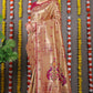 Maroon Paithani Pure silk handloom saree with Pure Jari