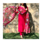 Ruby Pink Maska Cotton Outfit
