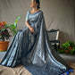 Blue Pure Kanjeevaram Silk Sarees.