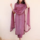 Soft Weight-Less Zari Silk Kurta With Pant and Dupatta Set