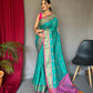 Blue Soft Rangeen Patola Silk Saree