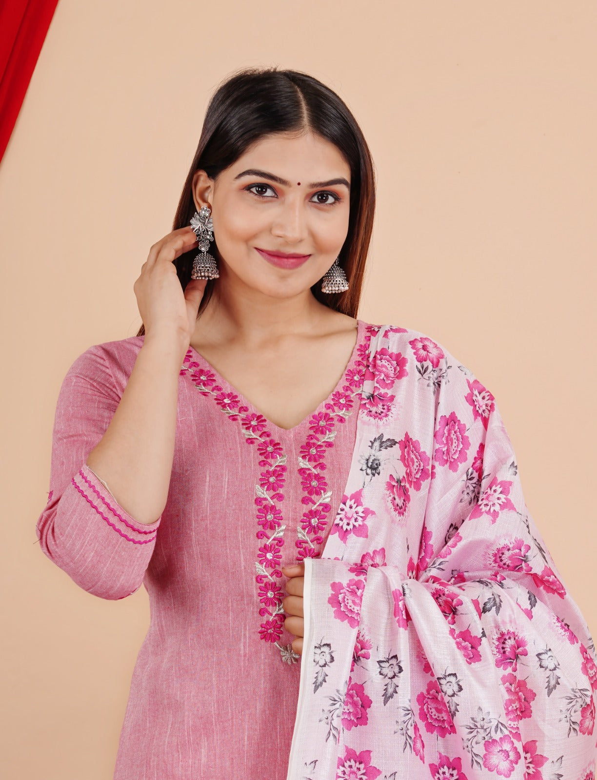Cotton Straight Cut Kurta Set
