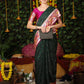 Green Banarasi Soft Silk Paithani Saree