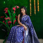 Royal Blue Beautiful Royal Blue Soft Silk Saree With Weaving Silver Zari