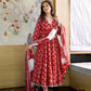 Beautiful Women's Floral Print Anarkali Gown