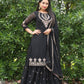 Embroidery Stiched Faux Georgette Dress